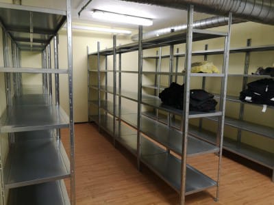 Innredning av garderober og lagerrom for firmaet "Pasažieru vilciens" 11